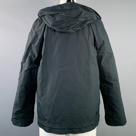 ANNETTE GOERTZ Size XS Black Polyester Hooded Layered Jacket - Picture 4 of 10